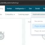 tipos de automatización clientify